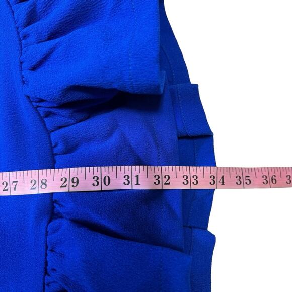 Three Floor Revolve West End Cobalt Blue and Rose Nude Dress NWT - Picture 13 of 13